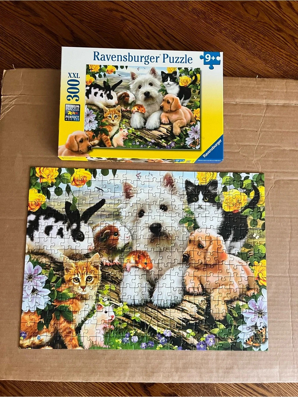 Ravensburger Puzzle Happy Animal Buddies 300 XXL Piece